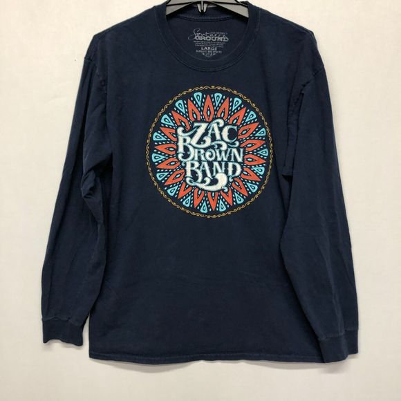 Zac Brown Band Black Out The Sun 2016 Tour T-Shirt Tee Adult Size Large B242 -22 - Picture 8 of 12